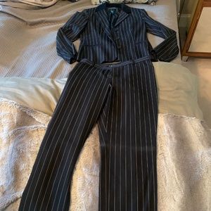 Ladies Lauren Ralph Lauren Black Pantsuit